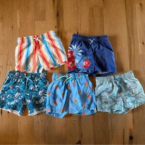 Cat & Jack Boys Multi-Color Swim Shorts Set